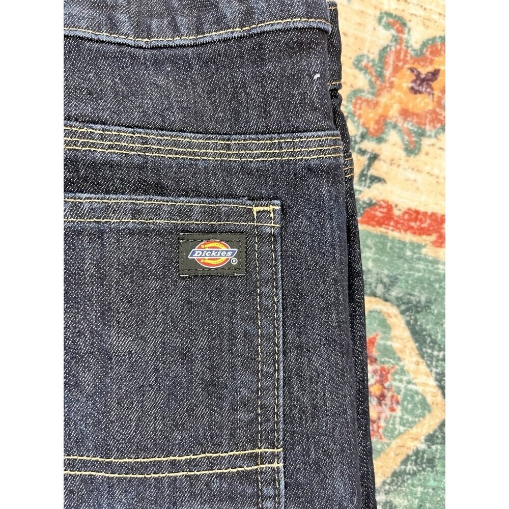 Dickies Men's Cargo Dark Blue Jeans Size 40 X 30 🤖 - Picture 7 of 8
